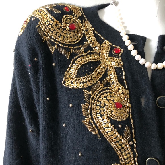 VTG Marissa Cristhina Collection embelished blazer - Picture 2 of 8